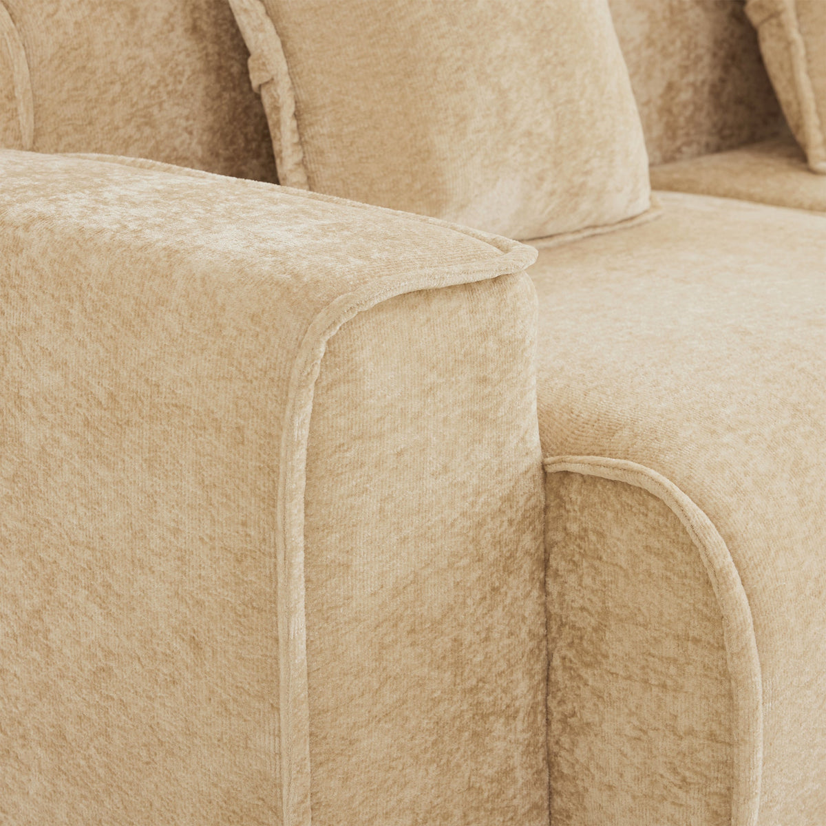 Fenna Velvet Armless Sofa