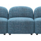 Cleo Blue Middle Chair