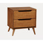 Liesel Mid-Century Wood Nightstand in Oak