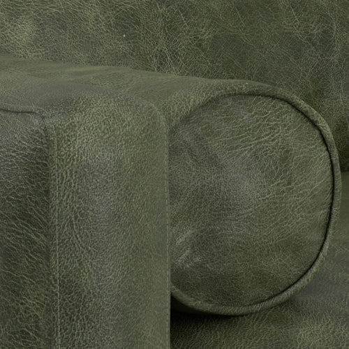 Morrison MCM Leather Sofa Loveseat 72' (2 Colors)