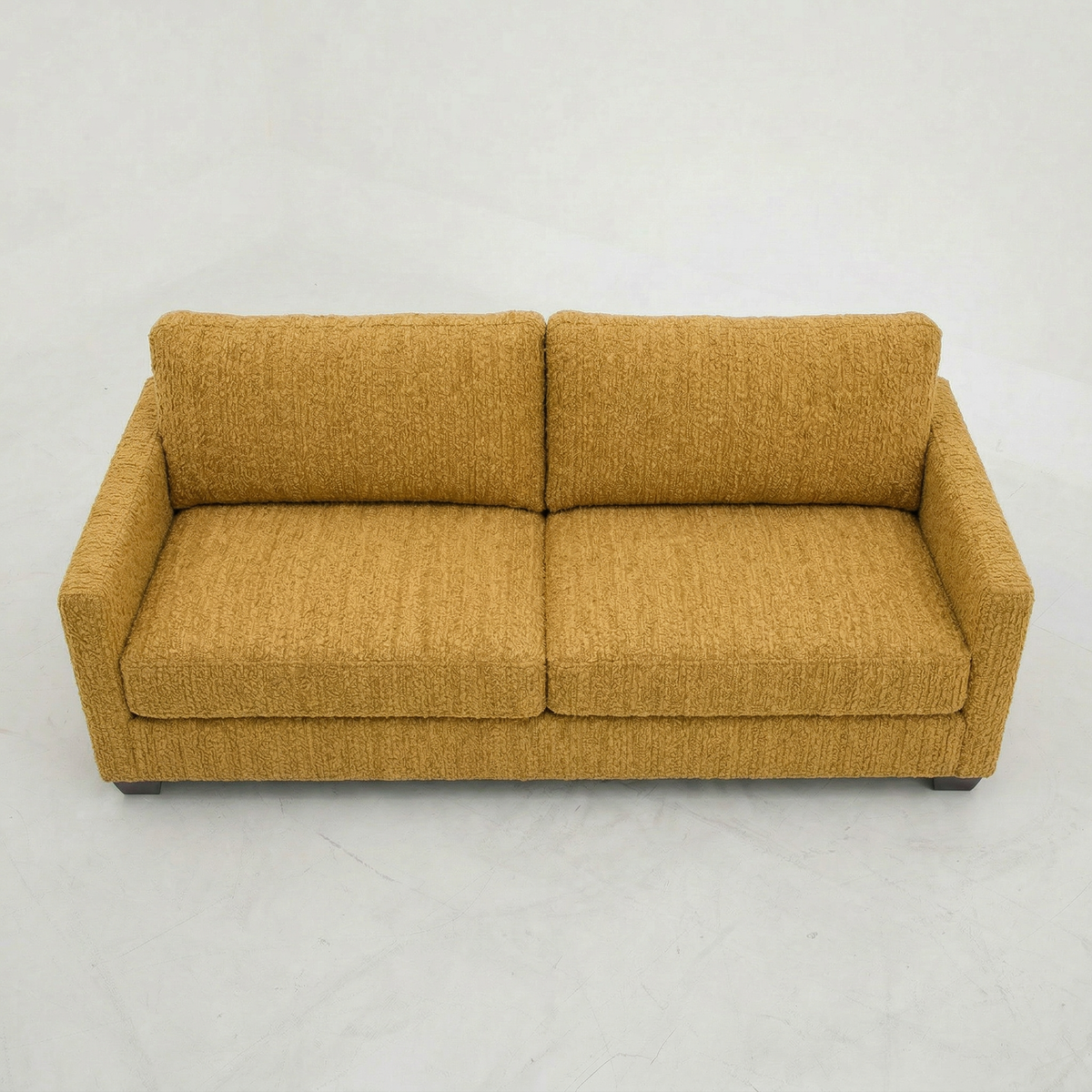 Damon American-Made Sofa – 92" Custom-Fabric Sofa - Hepburn Chai Tea Yellow Fabric (7)