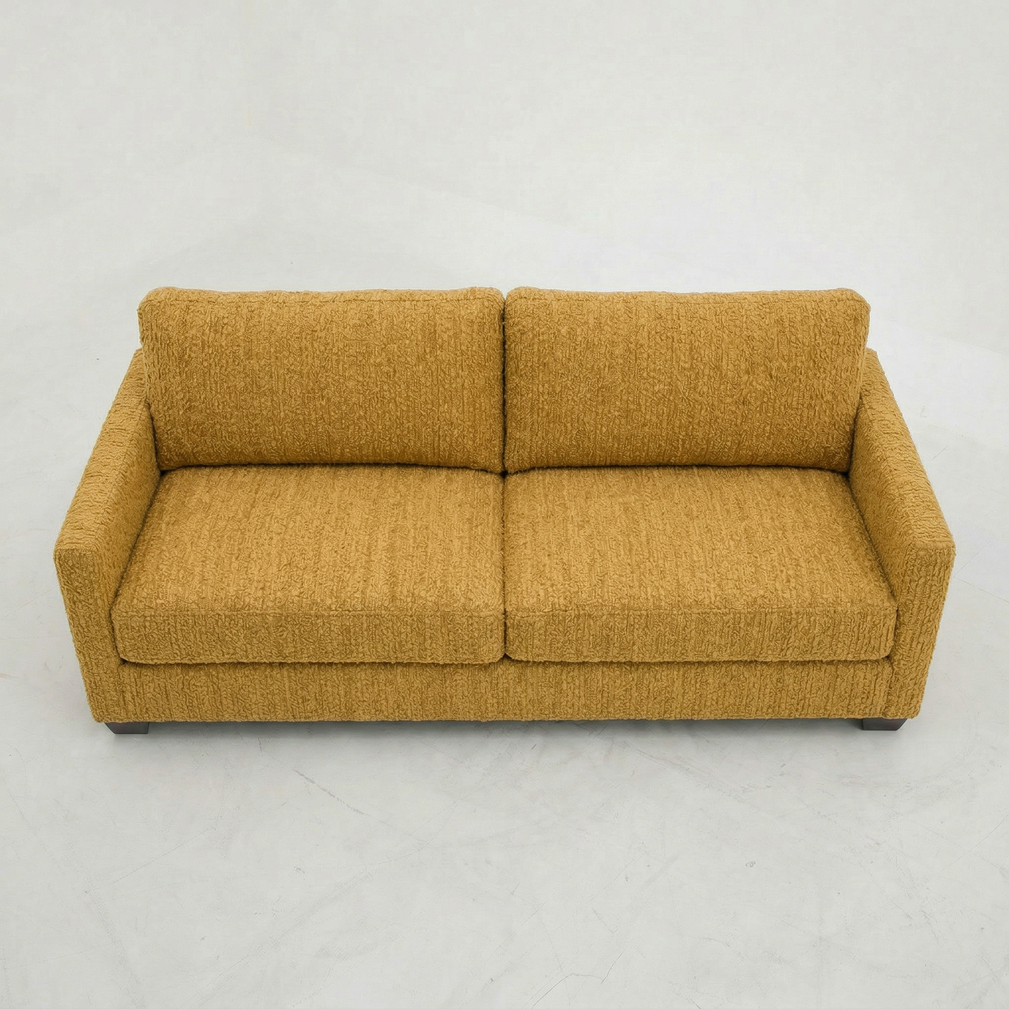 Damon American-Made Sofa – 92" Custom-Fabric Sofa - Hepburn Chai Tea Yellow Fabric (7)