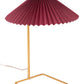 Charo Red & Gold Table Lamp