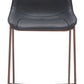 Magnus Counter Stool (Set of 2) in Black & Walnut