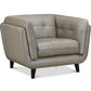 Solana MCM Top-Grain Leather Lounge Chair (2 Colors)