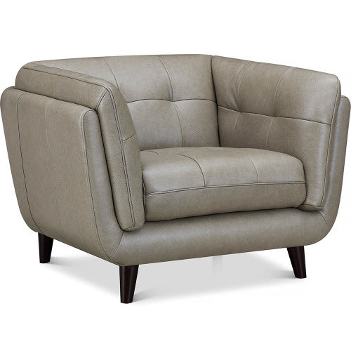 Solana MCM Top-Grain Leather Lounge Chair (2 Colors)