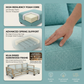 Clifford L-Shaped Sectional Sofa – Made in USA, 9 Fabric Options - Hepburn Emerald - Fabric (8)
