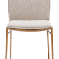 Nordvest Beige & Gold Dining Chair