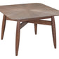 Silea Espresso Square Dining Table