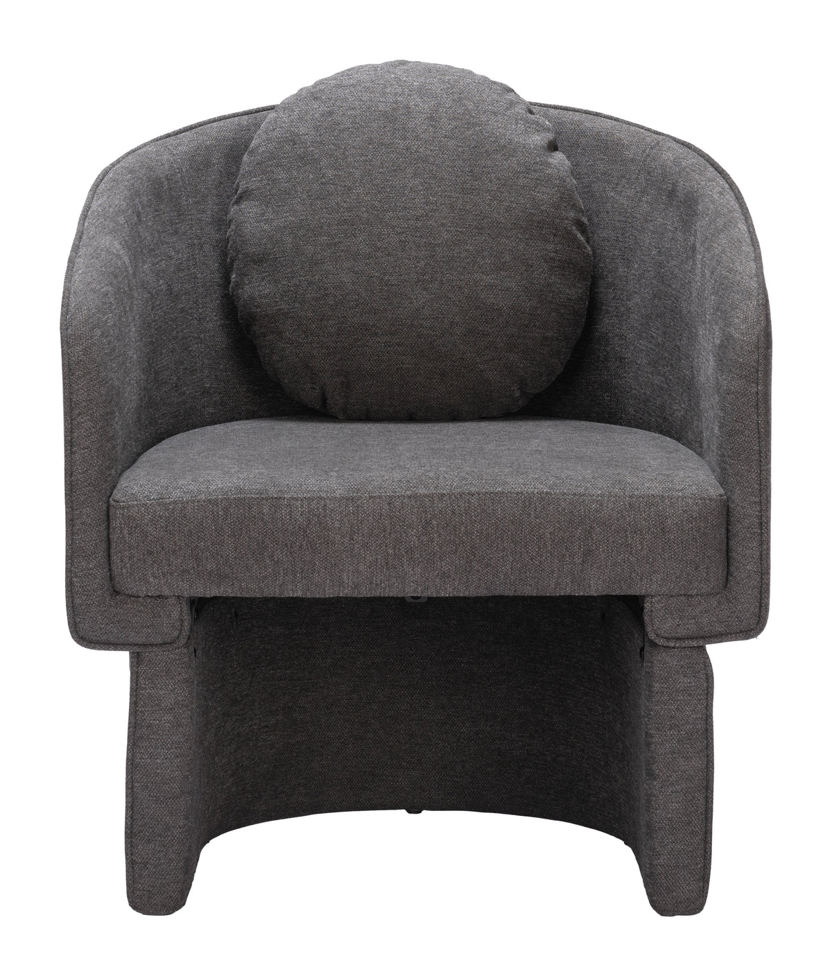 Olya Truffle Gray Accent Chair