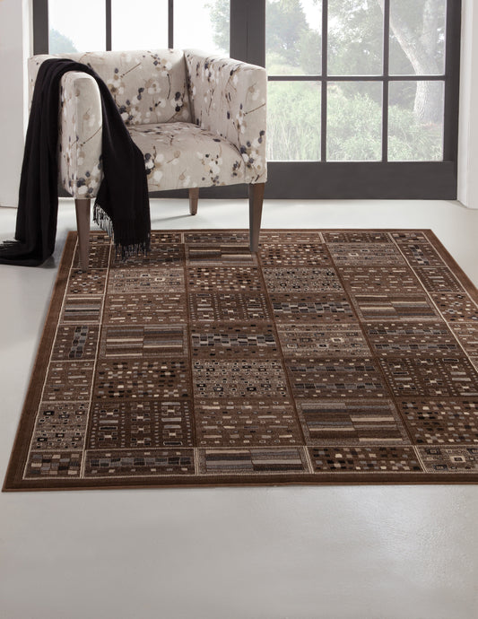 Drexel Chocolate Viscose Area Rug 8x10