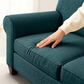 Augusta Sofa – Made in USA, Custom Fabric Options, 83" Classic Design - Hepburn Teal - Fabric (11)