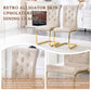 Kinsey Beige, Gold Legs, Set of 4