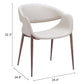 Limay Beige & Walnut Dining Chair (Set of 2)