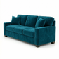 Clifford 2-Arm Sofa – Handcrafted in the USA, Custom Fabric Options - Hepburn Teal - Fabric (1)