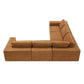 Modern Modular Low Profile Corner Sofa Sectional 116'