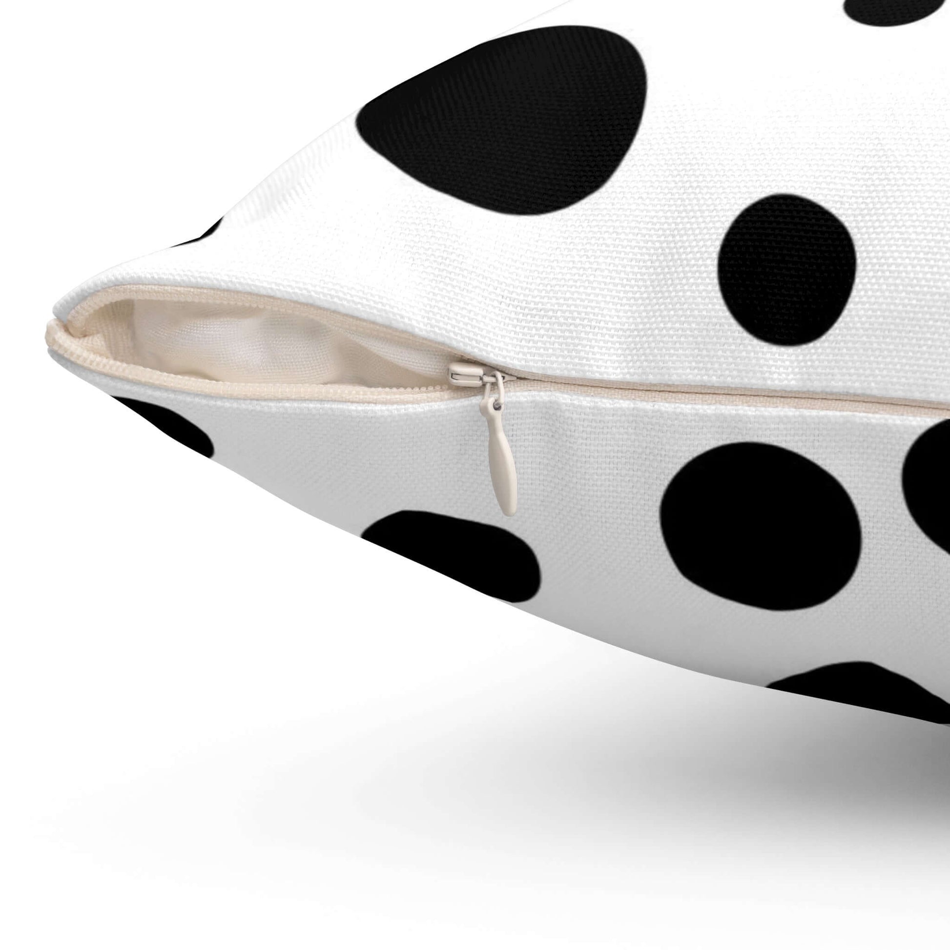 Spun Polyester Designer Square Pillow (Spots) - Revel Sofa 