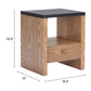 Natt Black Side Table