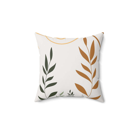 Spun Polyester Designer Square Accent Pillow - Nature - Revel Sofa
