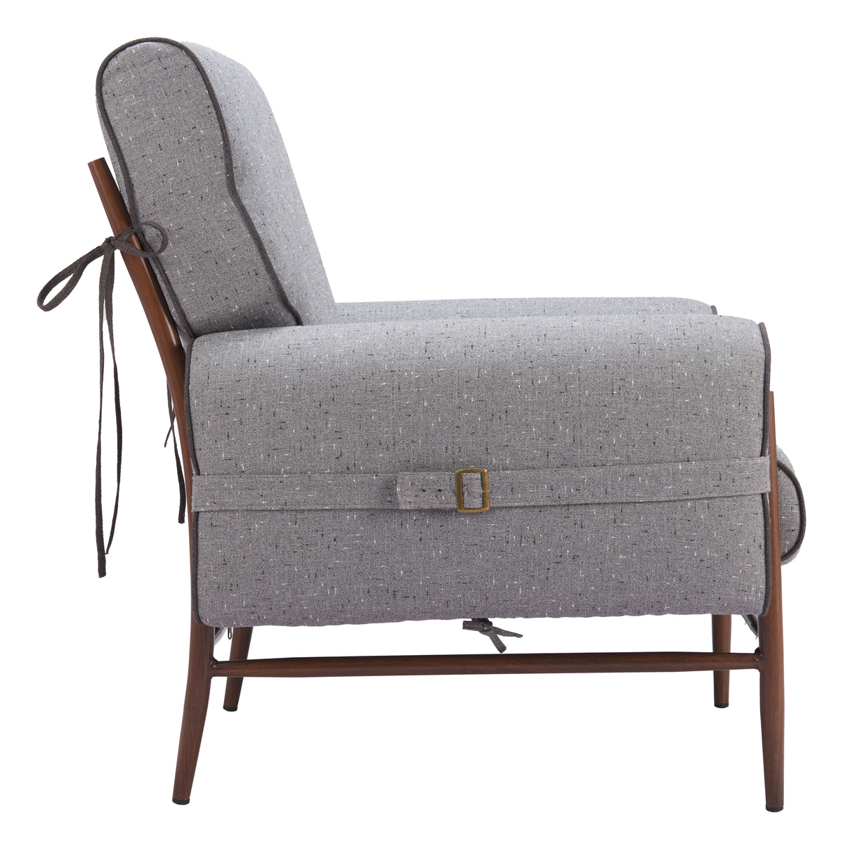 Klem Gray Accent Chair