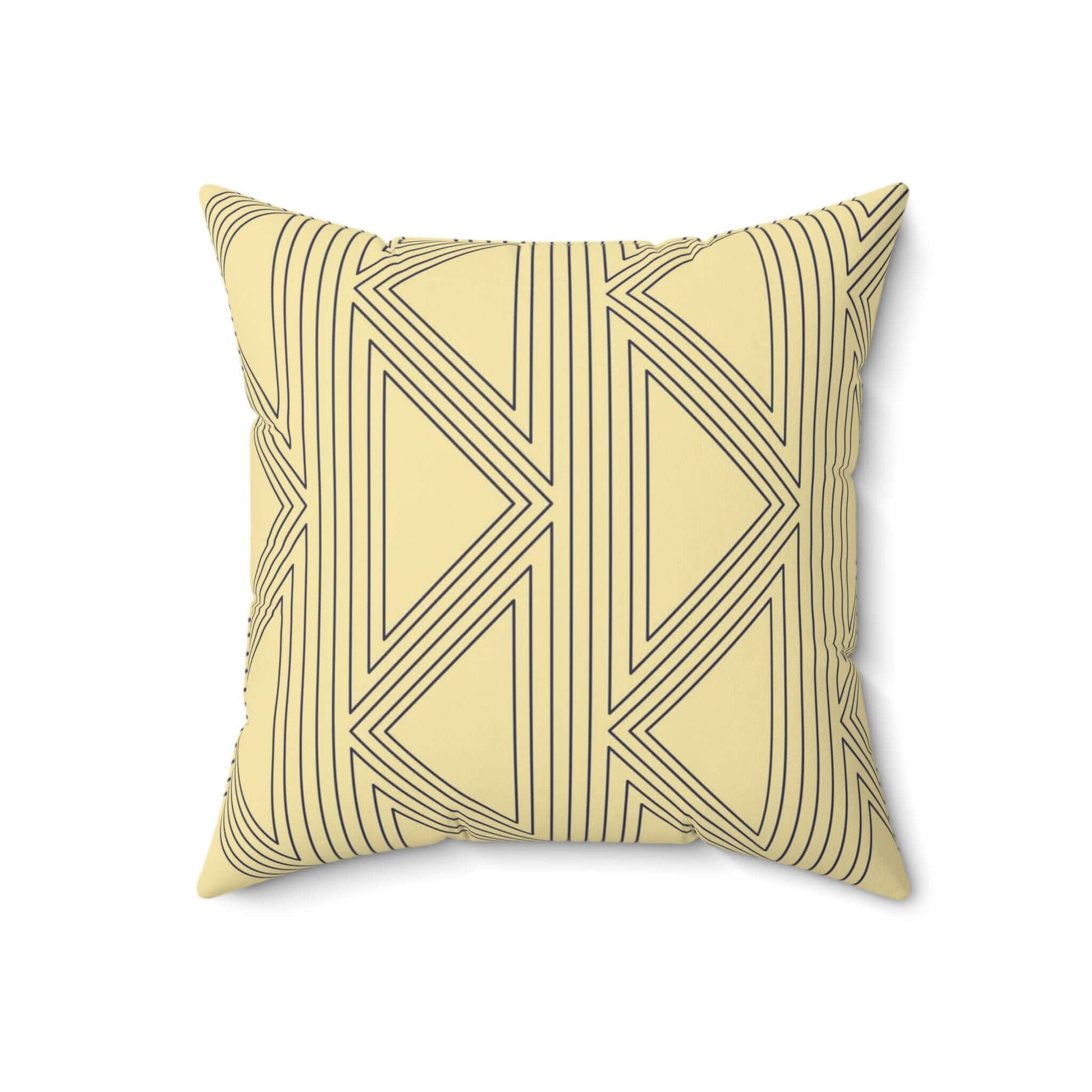 Spun Polyester Square Designer Accent Pillow - Revel Sofa 