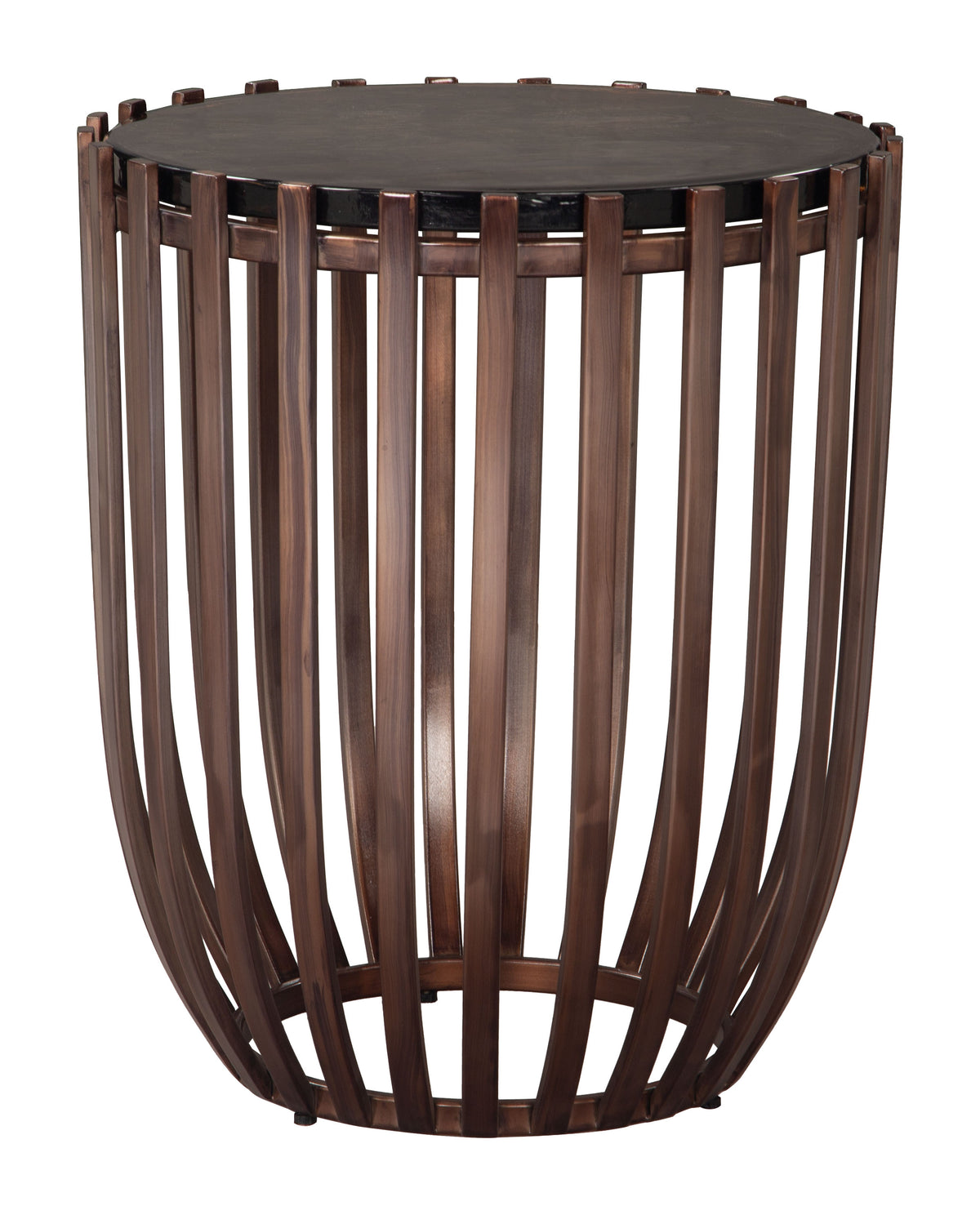 Kafig Bronze Side Table