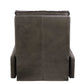 Metier Modern Industrial Power Recliner Lounge Chair, Gray Leather & Aluminum - Revel Sofa 