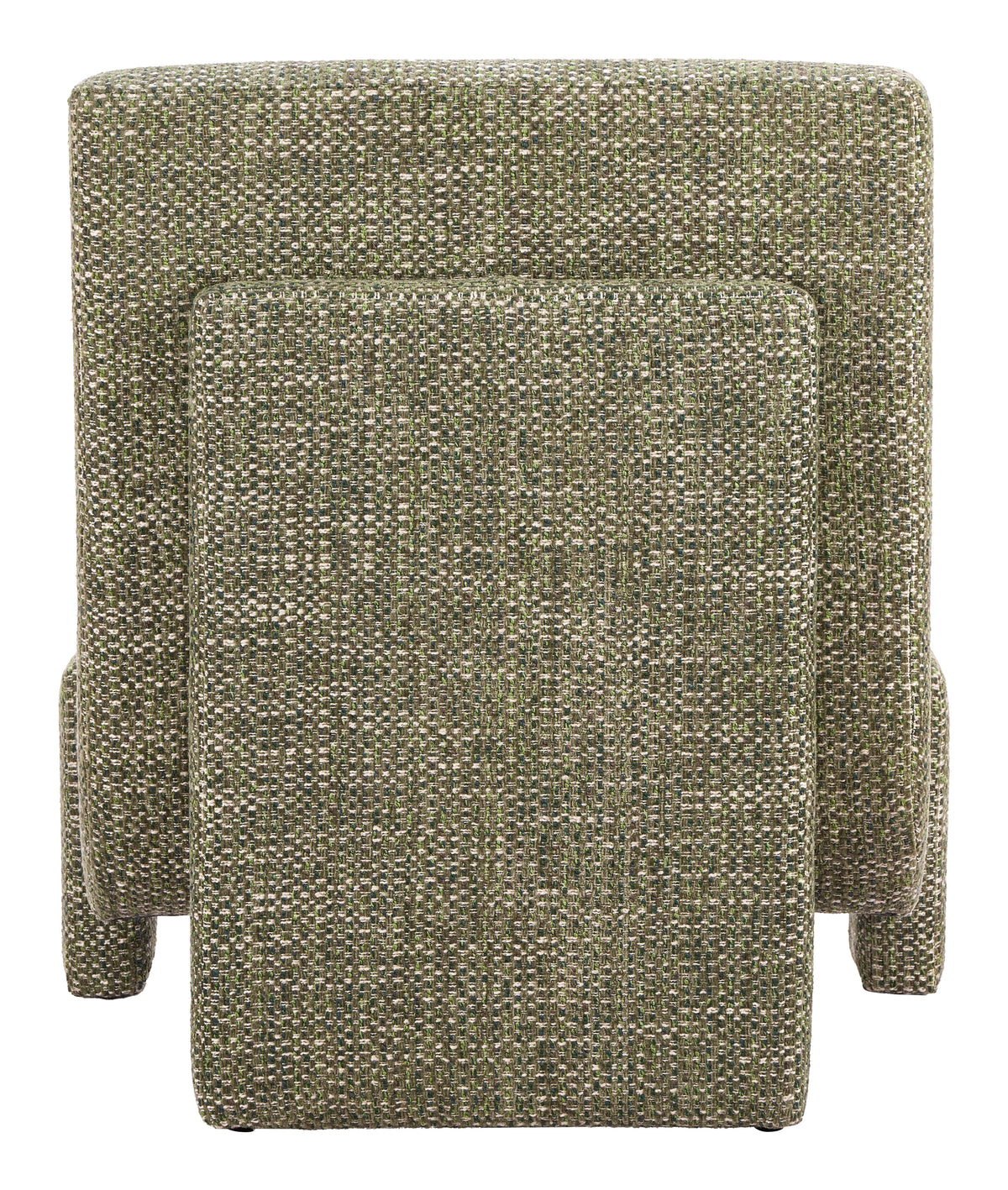 Orleen Checker Green Accent Chair