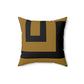 Spun Polyester Square Designer Accent Pillow - Revel Sofa 