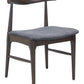 Tuzka Gray & Espresso Dining Chair (Set of 2)
