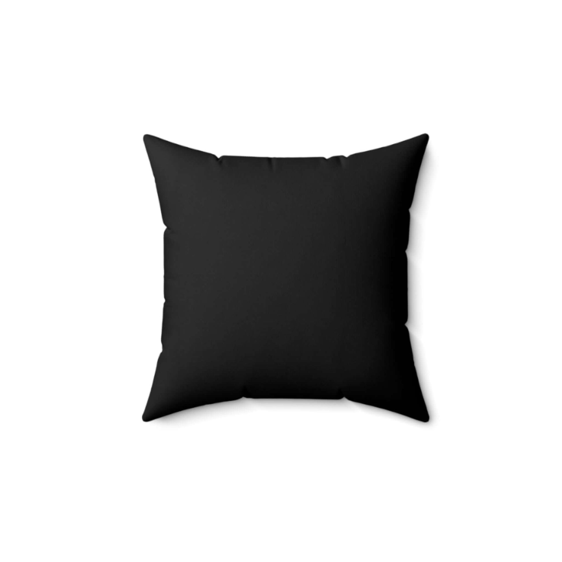 Spun Polyester Square Pillow Revel Logo In Black - Revel Sofa 