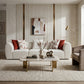 Winnie Chenille Modular Sofa styled in a contemporary living room