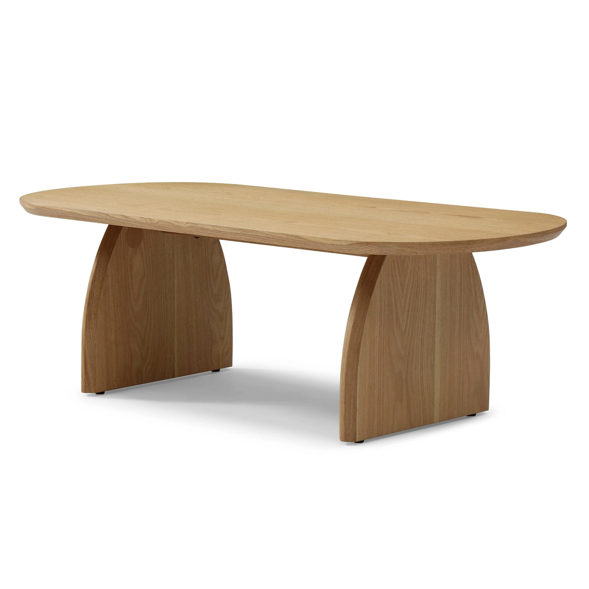 Wilder Oval Coffee Table in Natural Wood