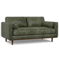 Morrison MCM Leather Sofa Loveseat 72' (2 Colors)