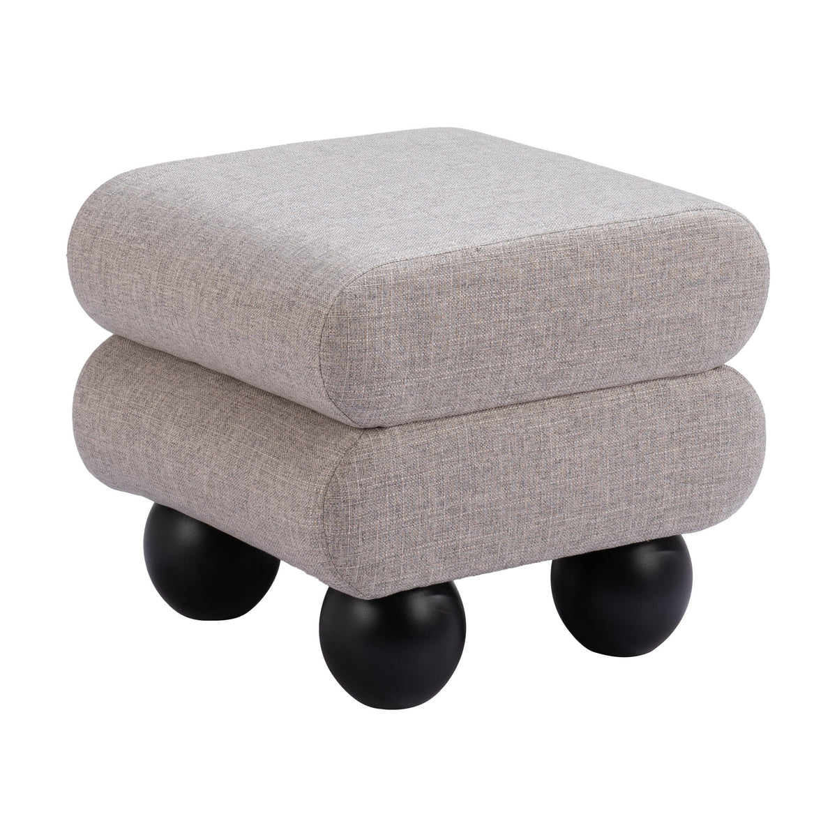Davao Gray Ottoman