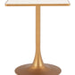 Spot Bistro Table in Beige & Gold