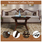 Round Wood MDF Accent Table 32"