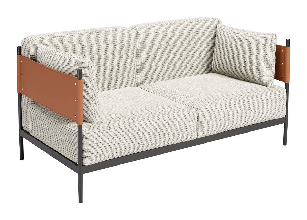 Stirbe Gray Loveseat