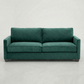 Damon American-Made Sofa – 92" Custom-Fabric Sofa - Velvet Antique Kelly Green - Velvet (7)