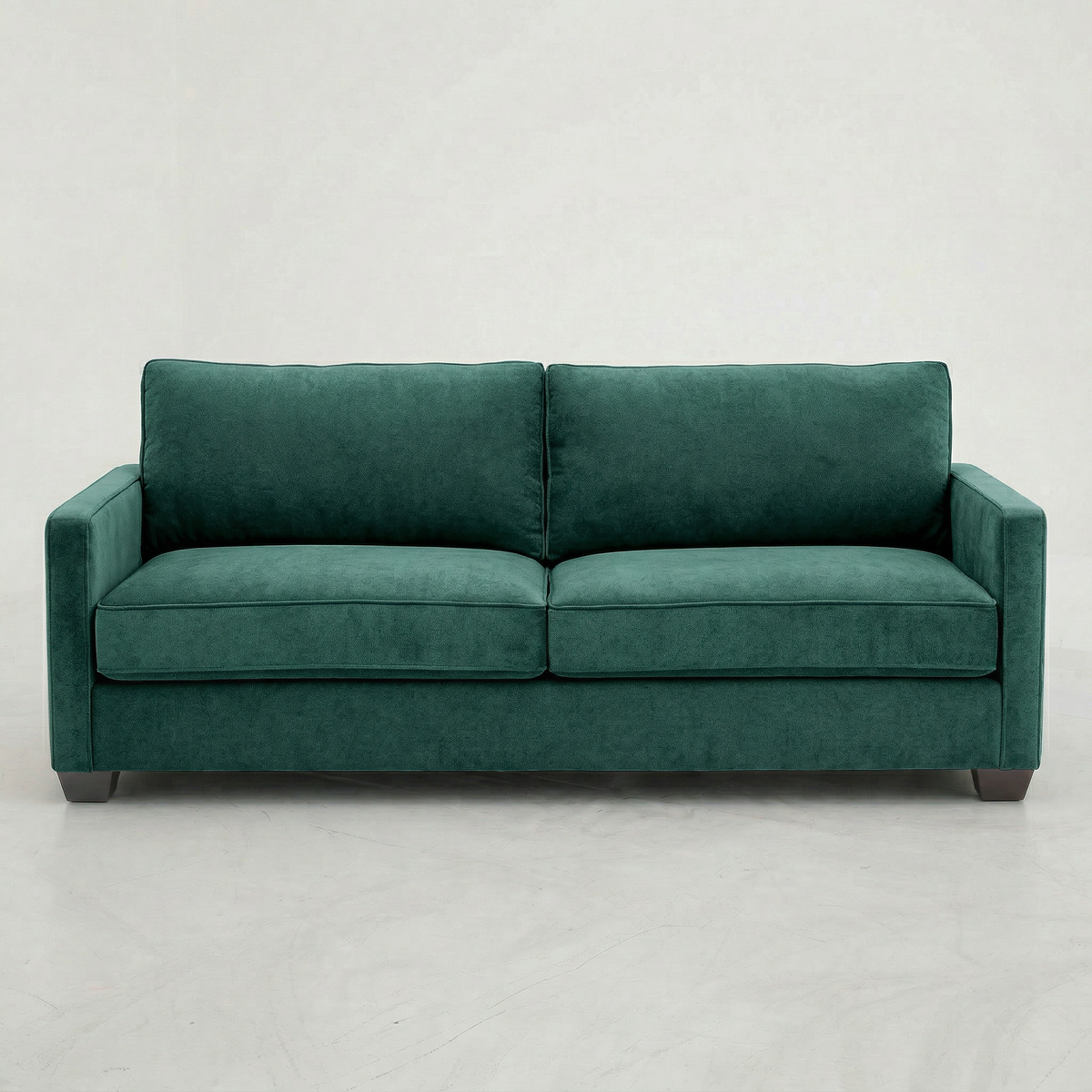 Damon American-Made Sofa – 92" Custom-Fabric Sofa - Velvet Antique Kelly Green - Velvet (7)