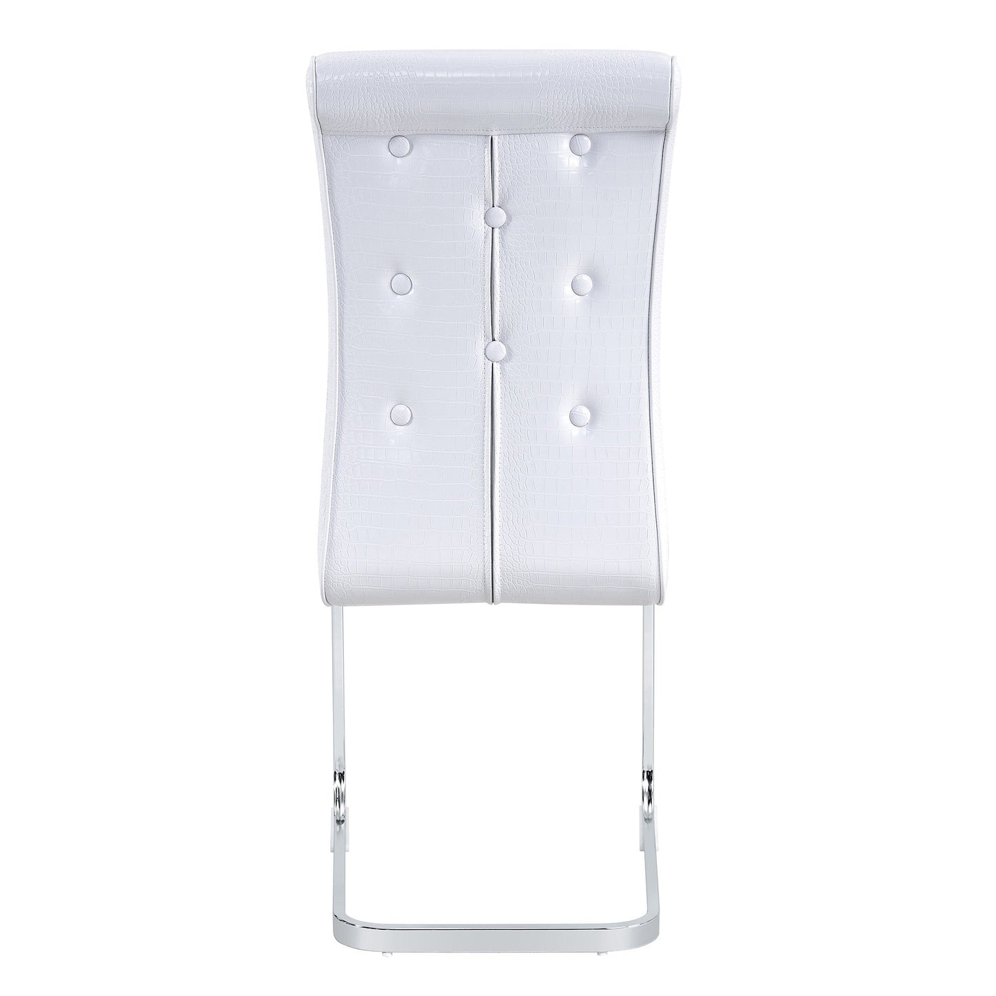 Kinsey White, Electroplated Legs, Set of 2