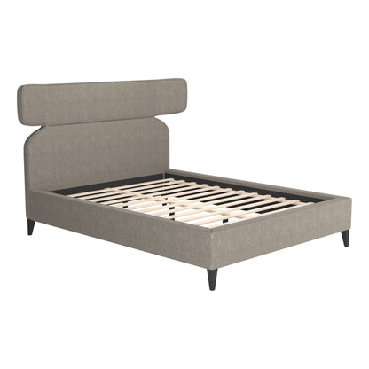 Dusa Olive Brown Queen Bed