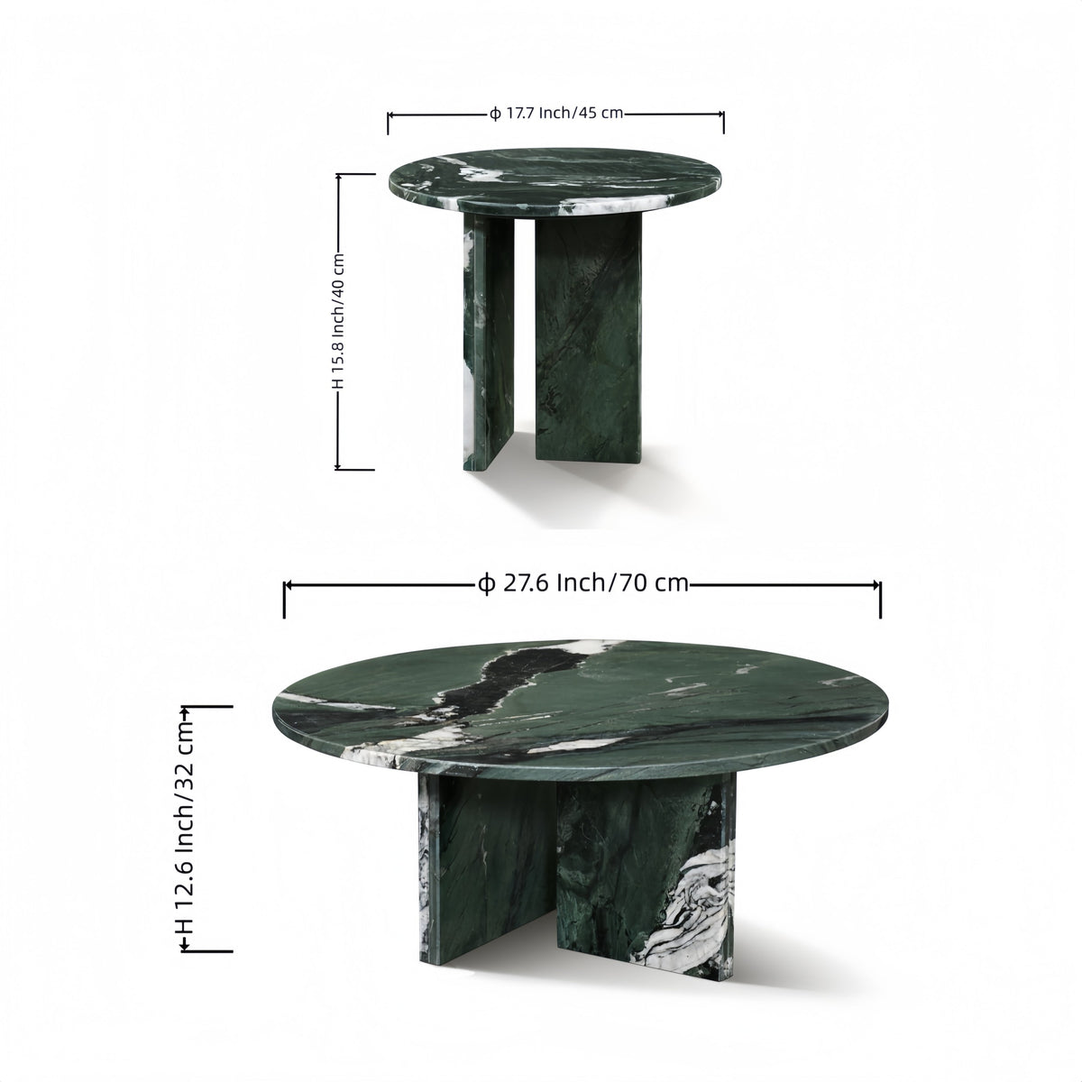 Wynn Marble Coffee Table Set