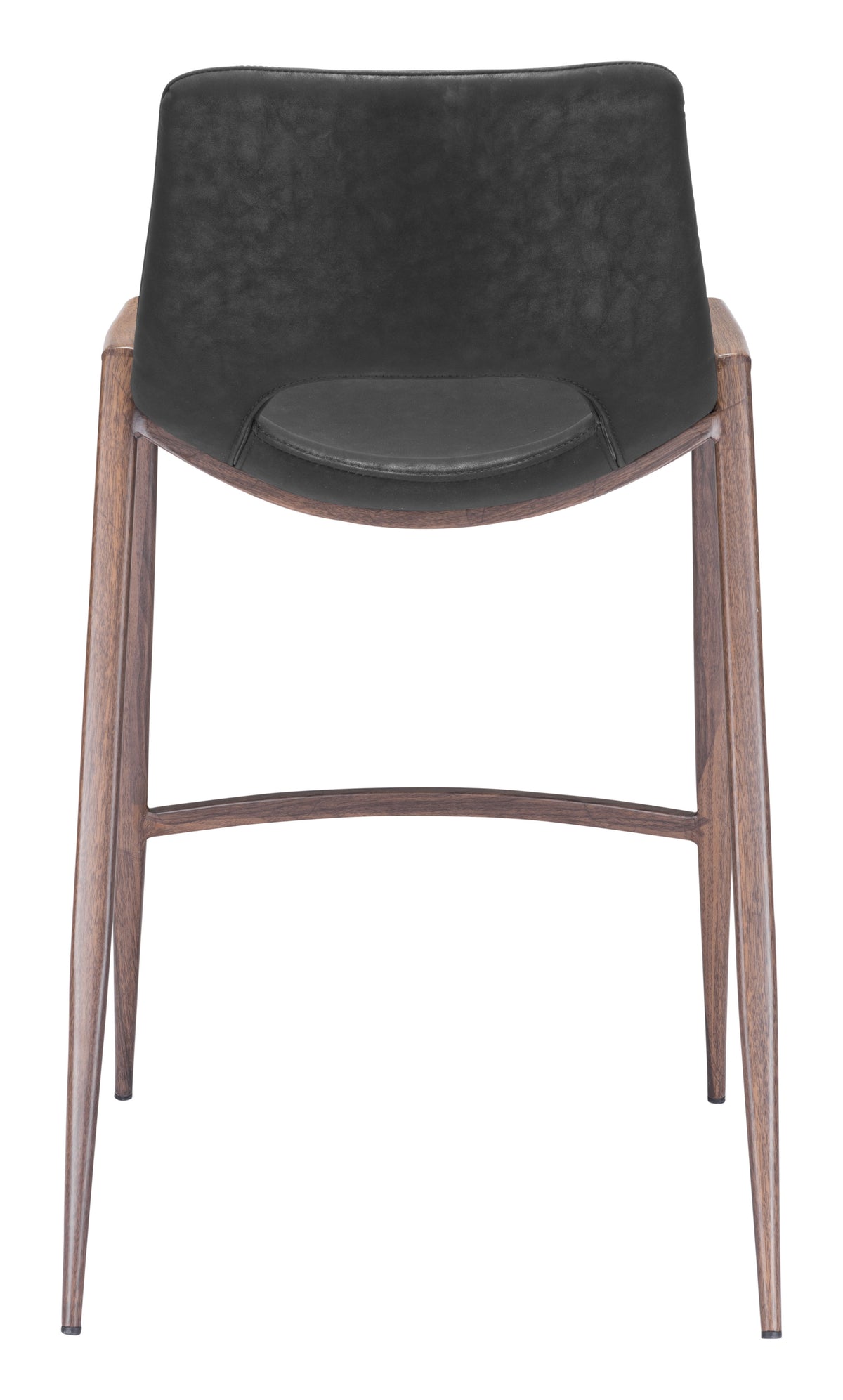 Desi Counter Stool (Set of 2) in Black & Walnut