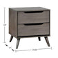 Liesel Mid-Century Wood Nightstand