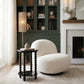Gocce Black Side Table