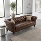 Barrington Faux Leather Chesterfield Sofa