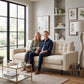Noemi Tufted Fabric Sofa