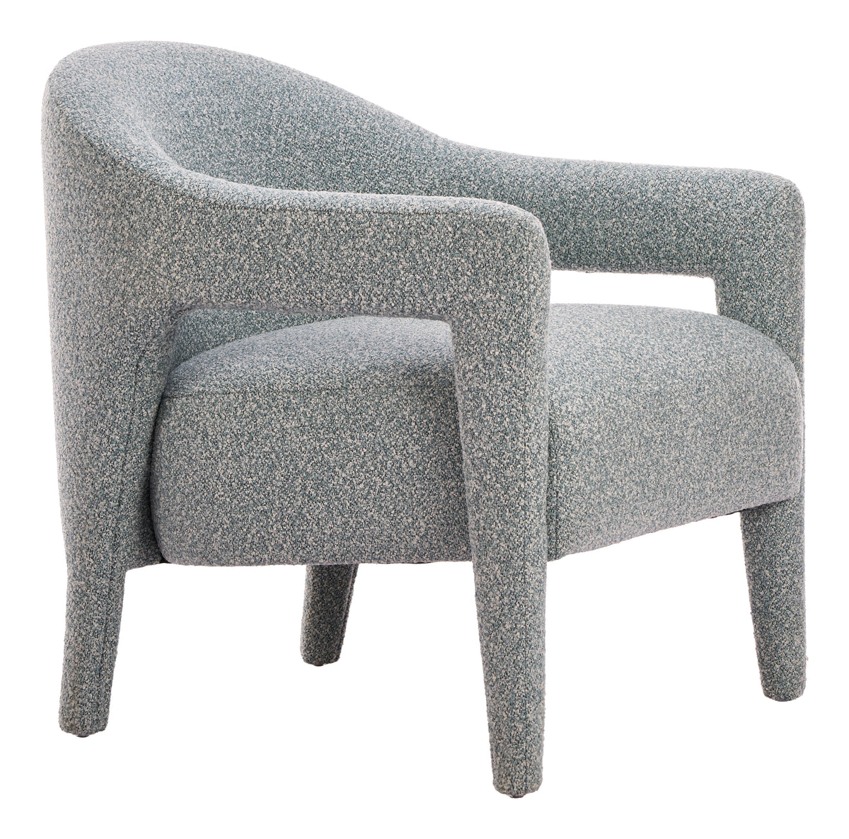 Eluma Dusty Teal Accent Chair