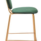Odessa Green & Gold Counter Stool (Set of 2)